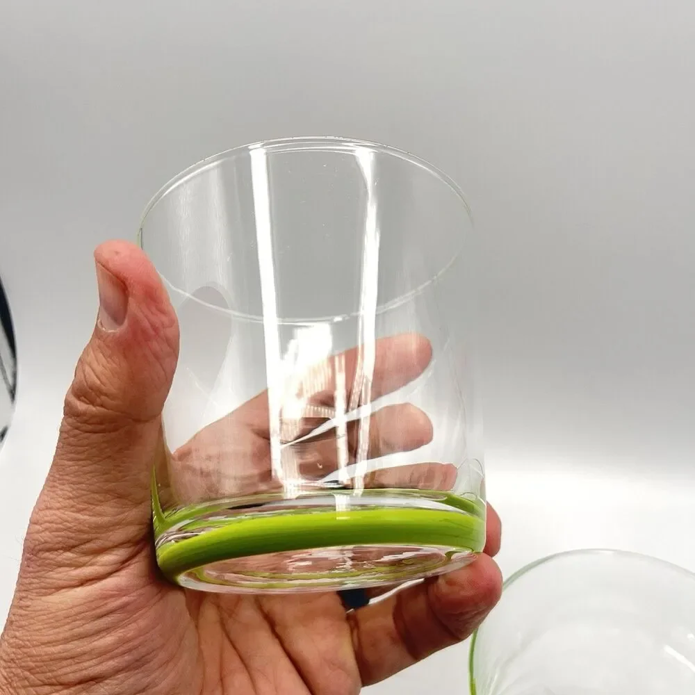 Green Glasses - Set Of 2